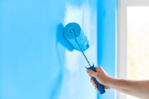 House painting in Virginia wall
